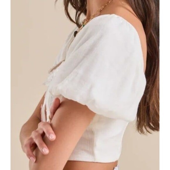 NWT Altar'd State Janet Ribbon Top Size Small - Picture 2 of 6